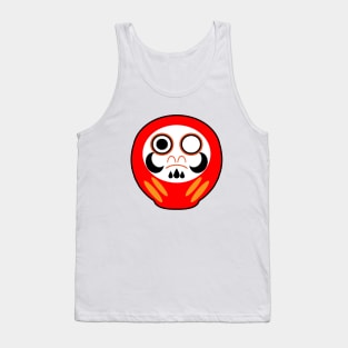 Cute Lucky Daruma Tank Top